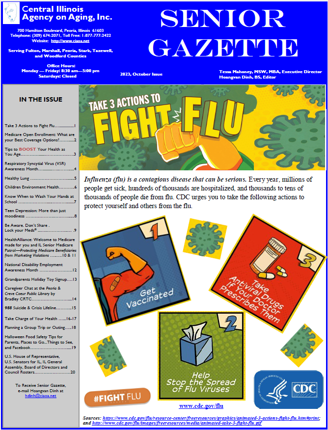 October Senior Gazette