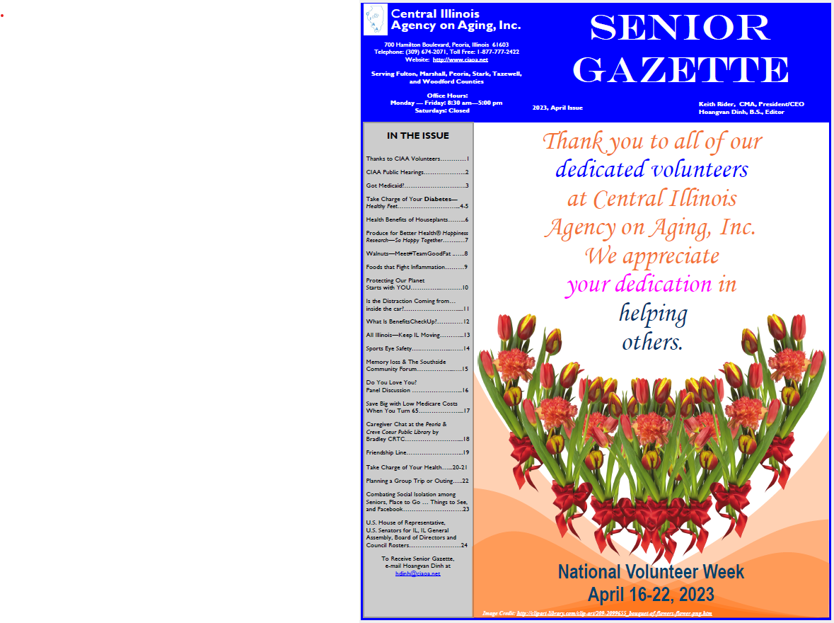 April Senior Gazette
