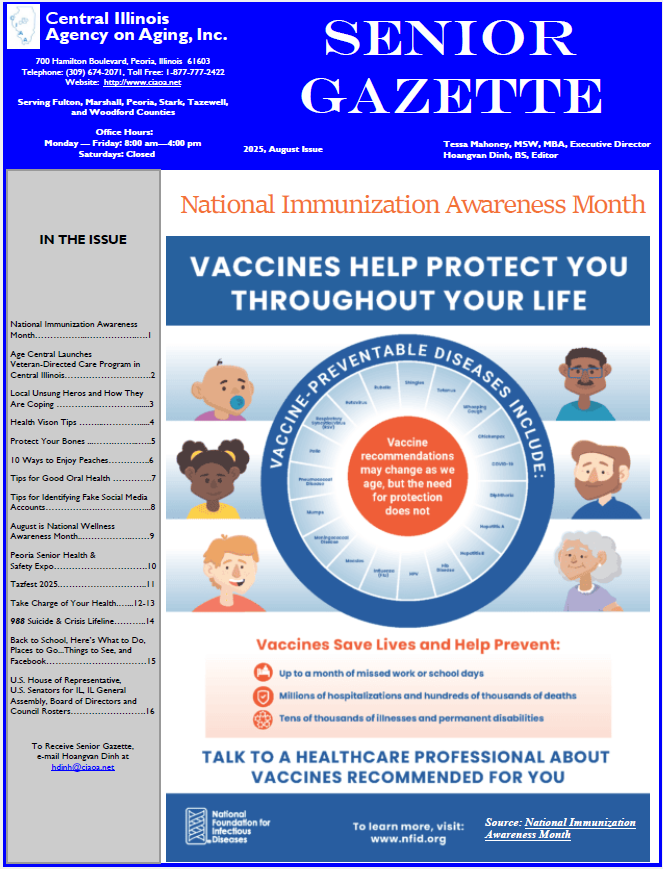 August Senior Gazette